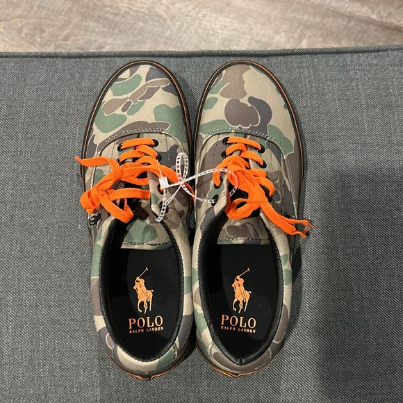 NWT Polo Ralph Lauren Mens Keaton Pony Sneakers Camo  Size US 9, UK 8, EUR 42 - Picture 11 of 14